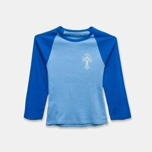 Chrome Hearts Blue Long Sleeve Raglan Tee